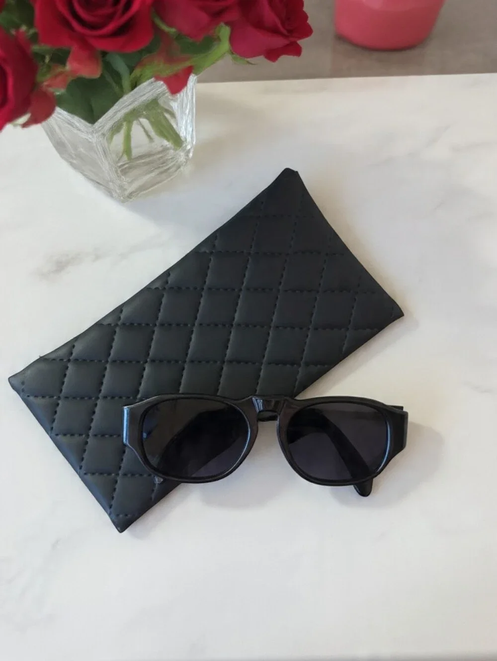 Chanel Vintage SS1991 Black Gold CC Sunglasses 01452